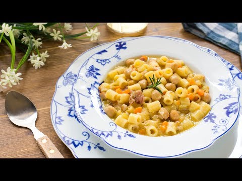 Pasta e Ceci Veloce - Ricetta Facile e Gustosa - 55Winston55