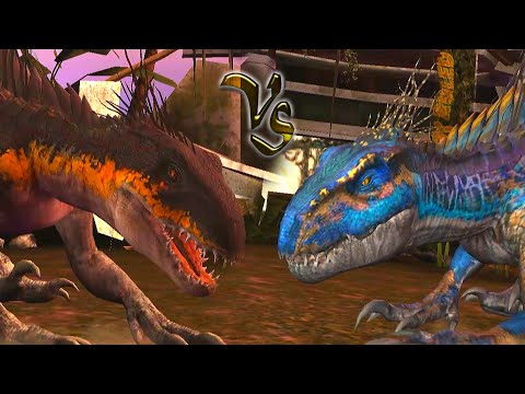 INDORAPTOR vs INDORAPTOR GEN 2 | JURASSIC WORLD THE GAME