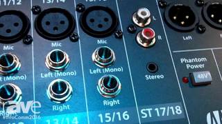 Video thumbnail for InfoComm 2016: PreSonus Launches StudioLive AR16 Analog Mixers by rAVe [PUBS]