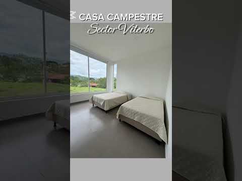 🌿 Vive la tranquilidad de una 𝘾𝙖𝙨𝙖 𝘾𝙖𝙢𝙥𝙚𝙨𝙩𝙧𝙚 en Viterbo, Caldas 🏡✨