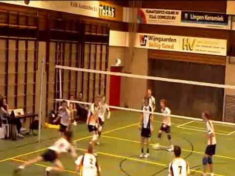 Volley2B JA1- Sliedrecht Sport JA1 : 1ste & 2de set (2009-2010)