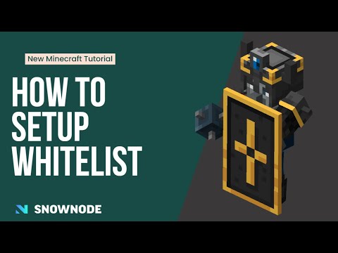 How to setup whitelist on your minecraft server