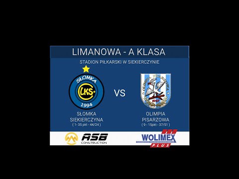 SŁOMKA SIEKIERCZYNA 6:0 OLIMPIA PISARZOWA |28.05.2022|