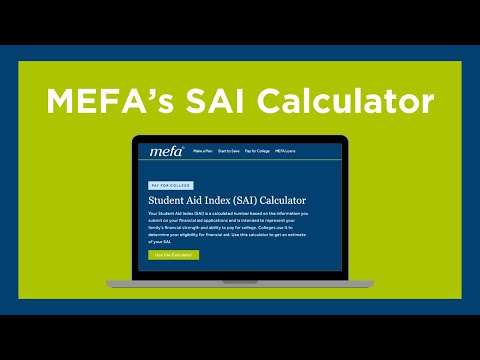 MEFA's SAI Calculator