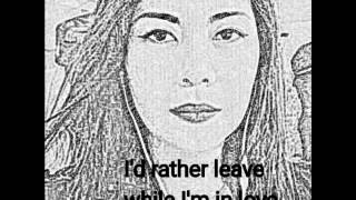 Regine Velasquez - I&#39;d Rather Leave with lyrics