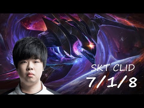 SKT Clid Kha'zix, KDA 7/1/8. Stream Jan 01,2019.