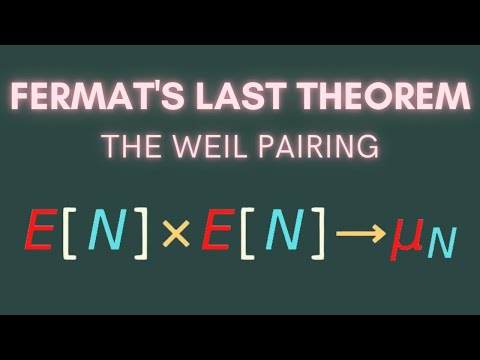 Fermat's Last Theorem: The Weil Pairing! (3.3, #26)