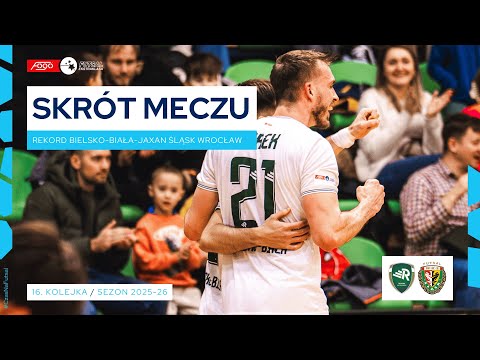 Rekord Bielsko-Biała - Jaxan Śląsk Wrocław 5:1 SKRÓT 16. kolejka (2025/26)