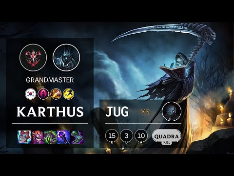 Karthus Jungle vs Kindred - KR Grandmaster Patch 11.4