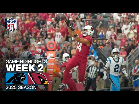 Carolina Panthers vs. Arizona Cardinals Game Highlights | NFL 2025 Season Week 2