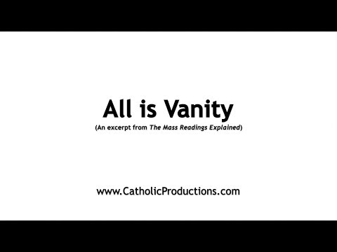 All is Vanity