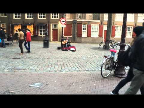 Street Musician - Red Light District - Amsterdam