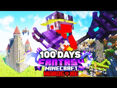 Insane! Surviving 100 Days in Fantasy Minecraft Hardcore