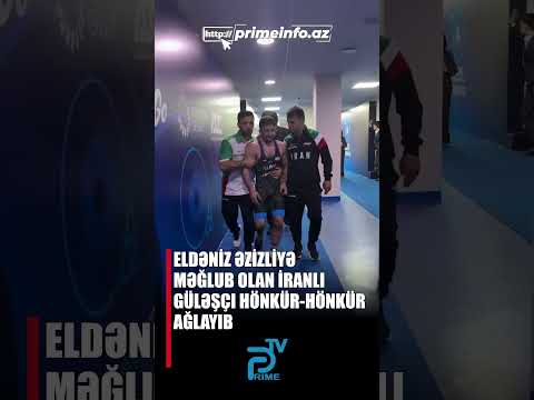 İranlı güləşçi hönkür hönkür ağlayıb