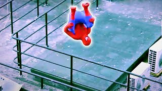 Spider-Man Fights Crime in Real Life | Parkour, Flips & Kicks