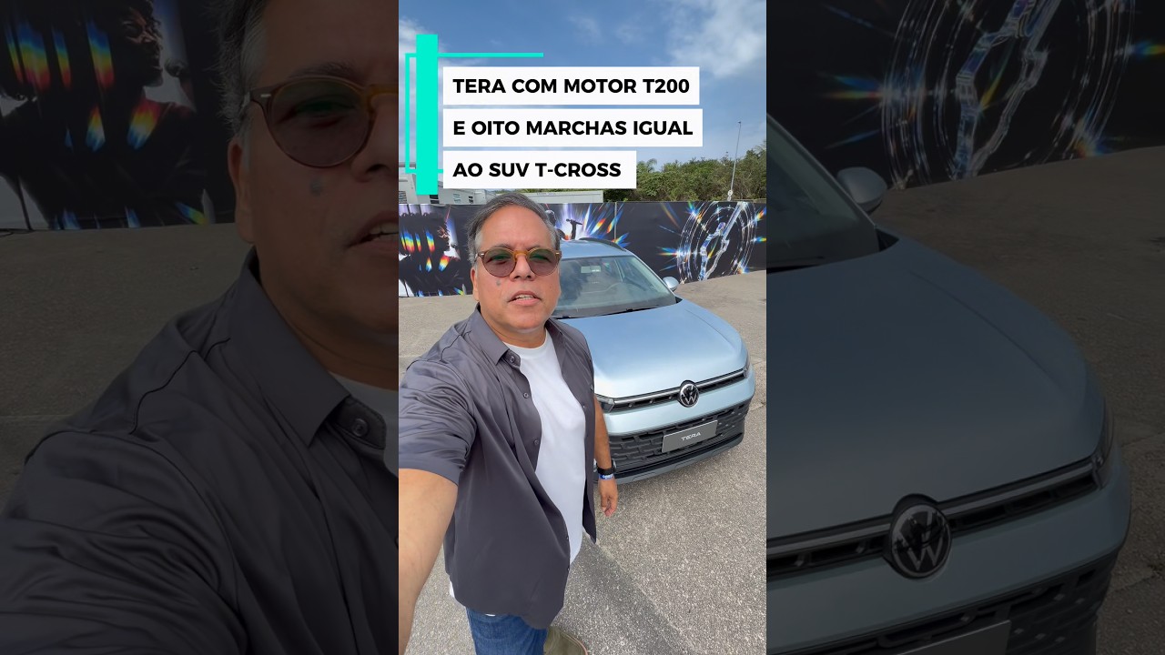 TERA 2027 com motor do T-Cross 200 TSI - 128 cv e seis marchas. #volkswagen