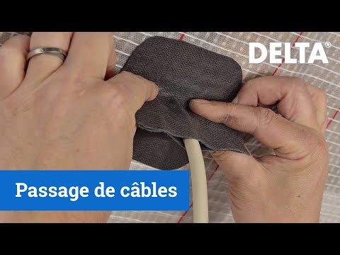 Étanchéité des passages de câbles à travers un pare-vapeur