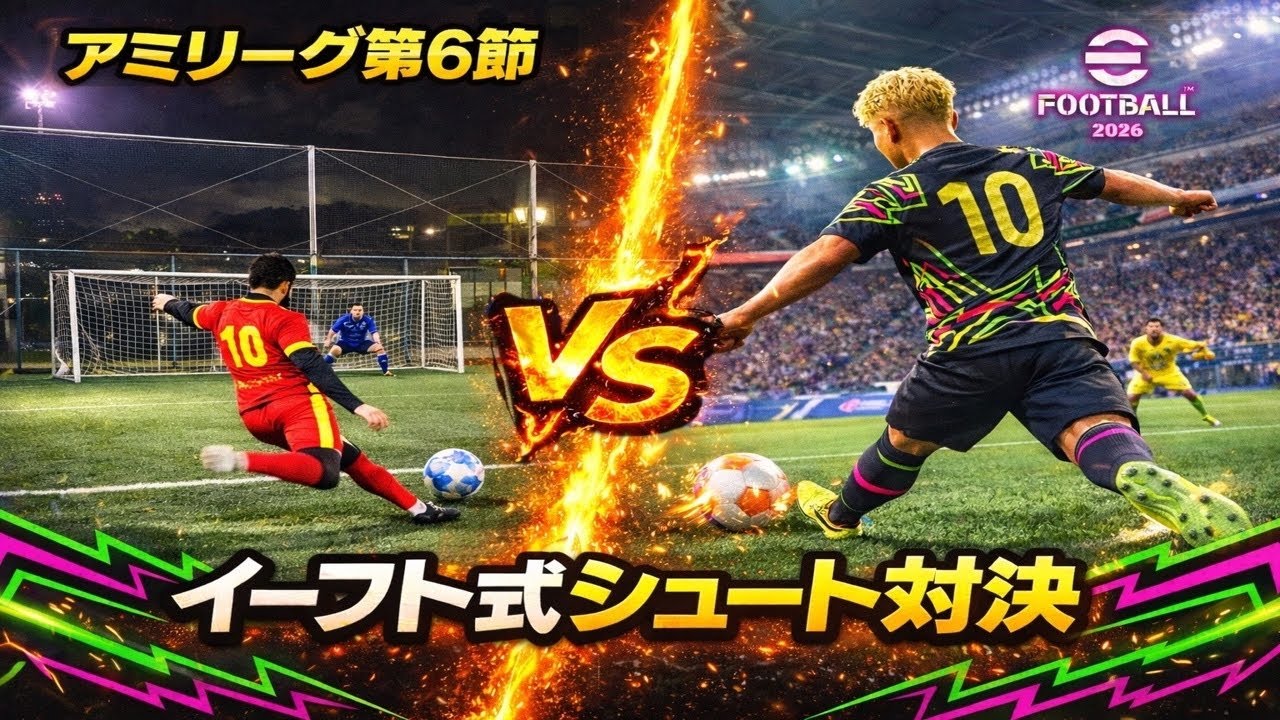 【素人W杯第6節】イーフト式シュート対決が白熱し過ぎたwww