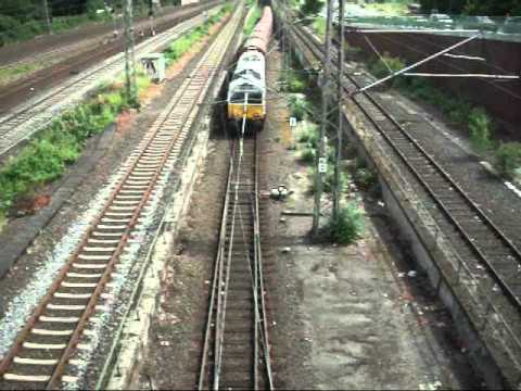 Euro Cargo Rail. Class 77 pulling 2500 ton up grade