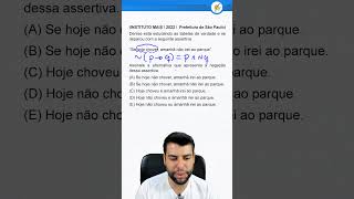 RACIOCÍNIO LÓGICO - NEGAÇÃO