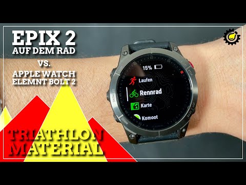 Garmin Epix 2 vs. Elemnt Bolt 2 und Apple Watch 7 – GPS, Navigation, Herzfrequenz