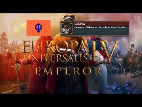 Europa Universalis 4 - Sikh Pun Achievement - Timelapse/Guide