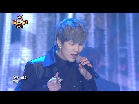 B.A.P - Rain Sound, 비에이피 - 빗소리, Show champion 20130220