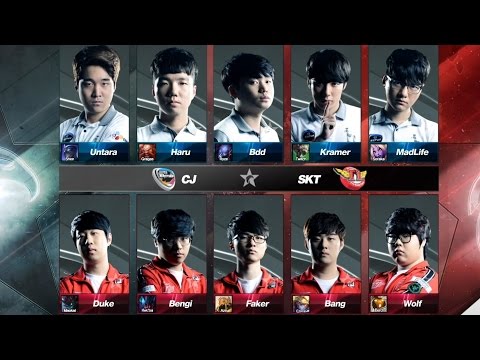 SKT vs CJ Game 2 Highlights - SK TELECOM T1 vs CJ ENTUS - LCK 2016 LOL Champions Korea Summer