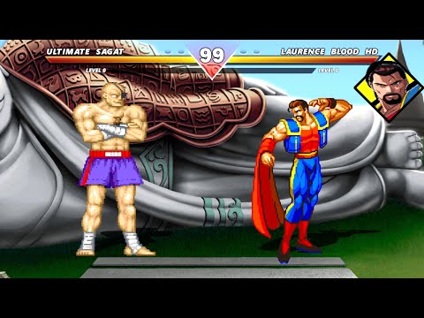 Blood Laurence Vs Sagat - Capcom Vs Snk Ultimate Showdown !