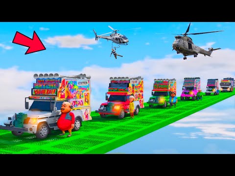 World's Highest 😲 दुनिया का सबसे ऊंचा !! Super Mega Ramp 😱😱 Challenge !! Indian 11 Top DJ !! GTA-5