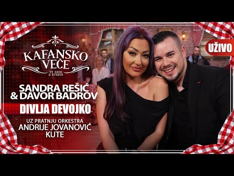 SANDRA RESIC I DAVOR BADROV - DIVLJA DEVOJKO |UZIVO| (ORK ANDRIJE JOVANOVIC KUTA)|2023|KAFANSKO VECE