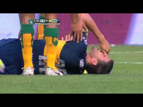 Magallán preocupa al Vasco. Boca 1 - Defensa 0. Fecha 13. Torneo Primera División 2014. FPT.