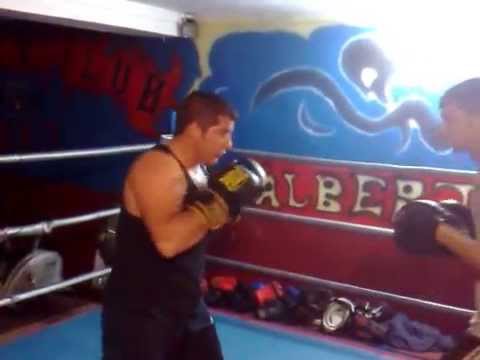 Boxing training-Ljubisa Laketic