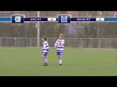 DVC E1 - Oliveo E3 Voetbalwedstrijd in Delft