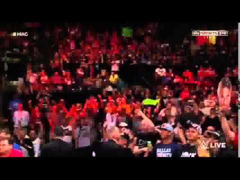 WWE The Authority Segment (Randy Orton RKO's Seth Rollins)