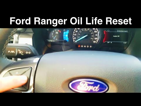 2019 Ford Ranger Oil Life Reset / Maintenance light / 2020