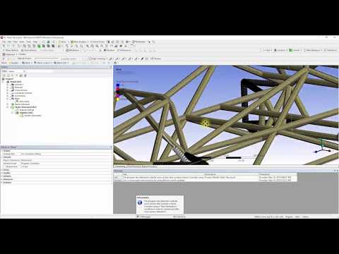 Formula SAE Chassis Analysis Part 3 - Generating Joints and Meshing