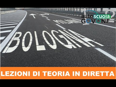 Segnaletica orizzontale (Parte 1) - LEZIONE DI TEORIA IN DIRETTA