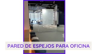 Revestimiento con Espejos de Paredes Exteriores Sala de Reuniones de Oficinas en Madrid | Cristalium