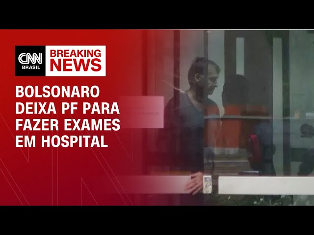 Bolsonaro é transferido para hospital para fazer exames; veja | LIVE CNN