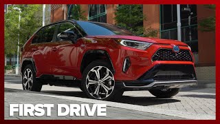 The Toyota RAV4 Prime can go how far on a charge?