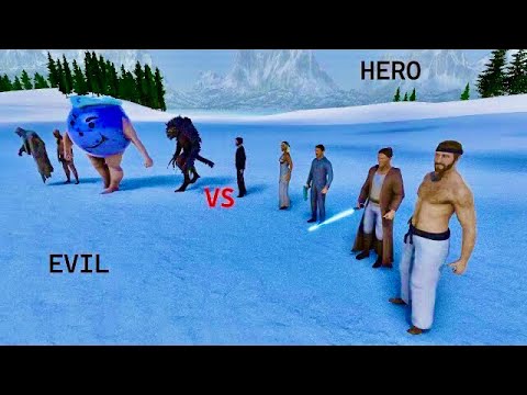Humanity's Hard Battle Every Heroes Vs 1 Million Every Evils - Ultimate Epic Battle Simulator 2