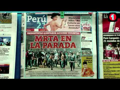 Titulares Lunes 12 Noviembre 2012