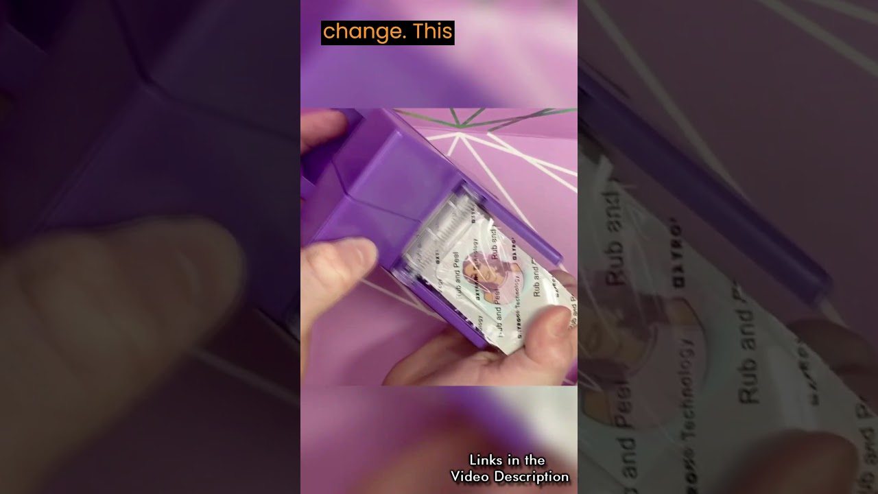 Acid-Free Adhesive and Portable Sticker Maker: Perfect for Scrapbooking, Crafts and School Projects