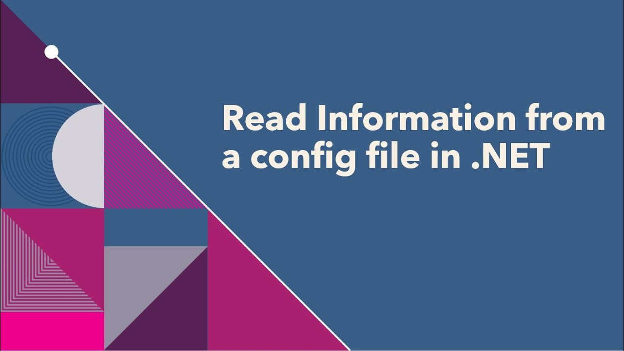 Reading config settings in .NET