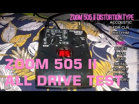 Zoom 505 II Distortion and Modulation Test #zoom505