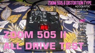 Video thumbnail for Zoom 505 II Distortion and Modulation Test #zoom505 by Hary Witanto