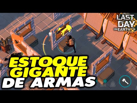 ACHEI UM ESTOQUE GIGANTE DE ARMAS NA VINGANÇA - Last Day On Earth