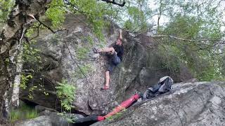 Video thumbnail of Poro, 7C (sit). Sněžník