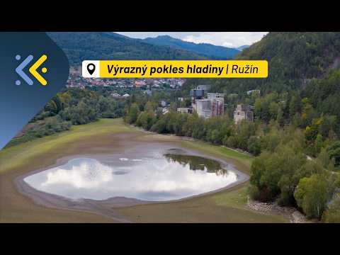 Náhľad videa Ružín dopláca na suché leto. Jeho hladina je až o 3,7 metra pod desaťročným priemerom